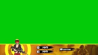 PUBG ANIMATED OVERLAY GREEN SCREEN FOR FREE - WITHOUT NAME FOR LIVE STREAM