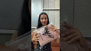 Unboxing party wear saree from Instagram page #saree #instagrampage #onlineshopping #vtsarees