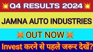 Jamna Auto Q4 Results 2024  Jamna Auto Result  Jamna Auto Share Latest News Jamna Auto Industries