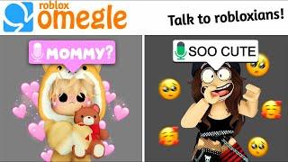 Roblox Omegle VOICE CHAT... But I'm The Cutest 5 YEAR OLD