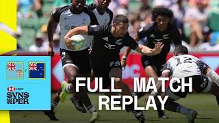 The most DRAMATIC SVNS match ever? | Fiji v New Zealand |  Perth HSBC SVNS 2024 | Full Match Replay