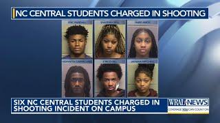 6 NC Central students charged in shooting incident on campus