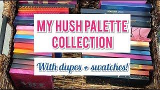 SHOP HUSH PALETTE COLLECTION + DUPES | Bad Habit Beauty, Face Candy,
