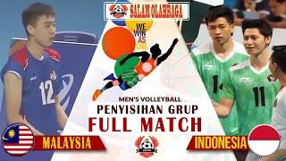 Indonesia Vs Malaysia ( 3 - 0 ) Full Match HD | Volley ball putra | Sea Games 31| Penyisihan Grup A