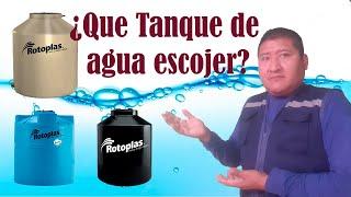 ¿Que TANQUE de agua escoger?