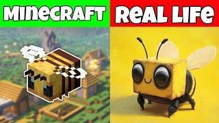 All Minecraft Mobs, Characters vs Real Life | Extremely Realistic 4k