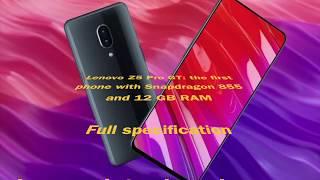 Lenovo Z5 Pro GT: the first phone with Snapdragon 855 and 12 GB RAM