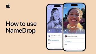 How to use NameDrop on iPhone | Apple Support