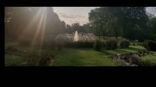 Park of Roses Fountain Forward View