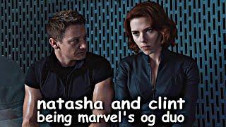 natasha and clint being marvel's og duo for almost four minutes