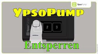 YpsoPump Entsperren vom Screen Insulinpumpe  mylife Diabetescare 02