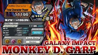 MONKEY D. GARP GALAXY IMPACT GAMEPLAY | ONE PIECE BOUNTY RUSH | OPBR