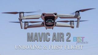 Mavic Air 2 Fly More Combo Unboxing & First Flight