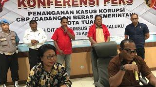 Mantan Walikota Tual Adam Rahayaan di Polda Maluku Saat ini