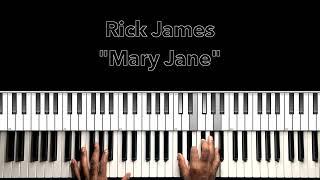 Rick James "Mary Jane" Piano Tutorial