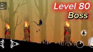 NINJA ARASHI 2 LEVEL 80 BOSS LAST LEVEL | Act 4 Dosu | New update