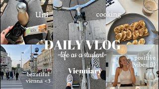 DAILY VLOG: Life as a student I Uni, kochen, Routine, Fahrradfahren, gute Laune I Kathamariie