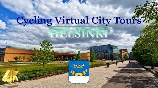 Exploring Helsinki by Bike. A Virtual Tour of the Capital. #virtualtour #cycling #finland #4k