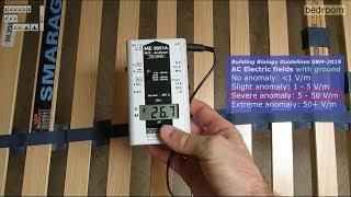 How to measure Electric fields in the bedroom compared to Building Biology Guidelines.  EMF