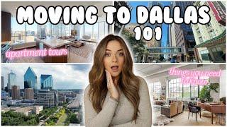 MOVING TO DALLAS!!! Things You NEED To Know Before Moving To DTX! 10+ apartment tours + more