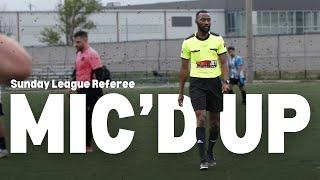 HE ALMOST ENDED THE GAME 🟨 Sunday League Referee Mic'd Up | NYSL ️