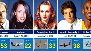 70 Famous People Who Tragically Died in Plane Crashes