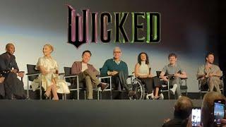 WICKED movie talk Ariana Grande, Cynthia Erivo, Jonathan Bailey, Ethan Slater - November 10, 2024 4K