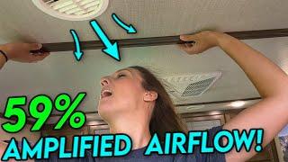 Supercharge your RV AC with RV Airflow! A FRIGID 59% BOOST!