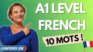 If you know ALL these words you're at least A1 level in French!