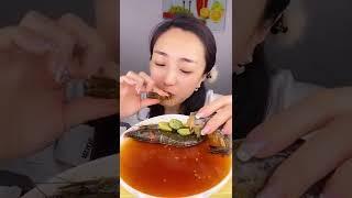 LIXIANG VLOG ASMR MUKBANG  No choice but to suck some shrimp 새우를 빨아먹을 수 밖에 없다