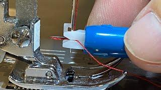 An EASY WAY to Thread a Sewing Machine Needle | Great for Seniors | Dritz Needle Threader