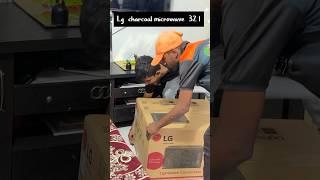 Lg charcoal convection 32 l microwave oven unboxing ️