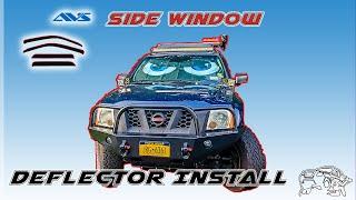 AVS  In-Channel Side Window Deflector,  Nissan Xterra