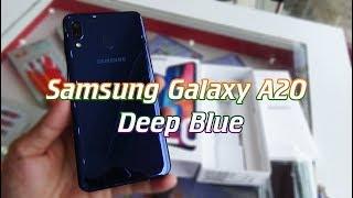 Unboxing Samsung Galaxy A20 Deep Blue color