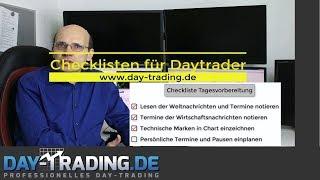 Tradingfehler vermeiden - Checklisten für Daytrader