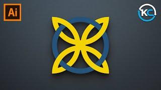 Illustrator Logo Design Tutorial / How to Design  Logo | KavuCreative
