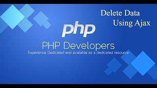 How to Delete Record/Data in PHP Using AJAX