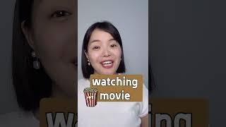 Daily Chinese/How to say "watching movie" in Chinese? #mandarin #chineselanguage #learn