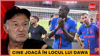 LOVITURA pentru FCSB! DAWA, OUT de la viitorul meci! Cu cine JOACA Gigi Becali