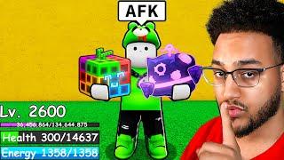 Pretending To Be AFK Holding NEW Legendary Blox Fruits!