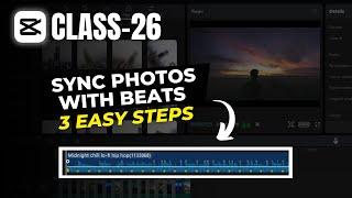 How to Use Auto Beat Feature in CapCut PC | Beat Sync Video Editing | Capcut Tutorials Ep. 26 |