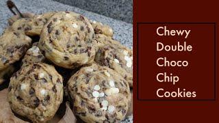 ULTIMATE CHEWY DOUBLE CHOCO CHIP COOKIES | BAKE WITH JAY