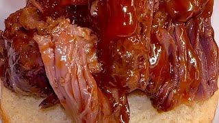 Short Ribs Barbecue Sandwich