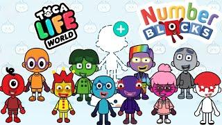 Drawing All Number Blocks in Toca  Life / Humanized Number Blocks humanized /