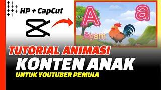 Youtuber Pemula Modal HP, Bisa Bikin Animasi Konten Anak Cukup dgn 1 Aplikasi Ini (tutorial lengkap)