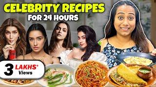 Trying every CELEB Recipes for 24 Hours | Fun Recipe Challenge