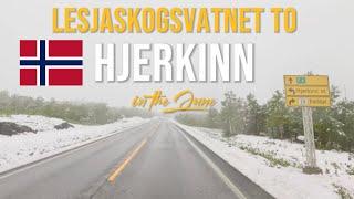 Driving in Norway  from Lesjaskogsvatnet to Hjerkinn in June 2024