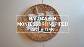 Halloween | Montessori Inspired Activities for Toddlers & Preschoolers | Halloween Activities