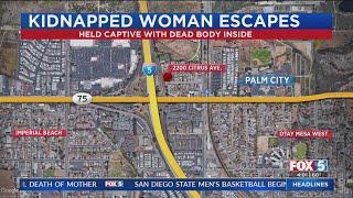 Kidnapped Woman Escapes Home Where Body Was Found