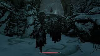 ""Skyrim Followers Vanilla Jump Animation is So Funny""||SkyrimAE